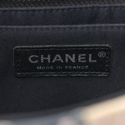 Chanel Denim Tweed Patchwork Jumbo Single Flap Multicolor 6 of 11