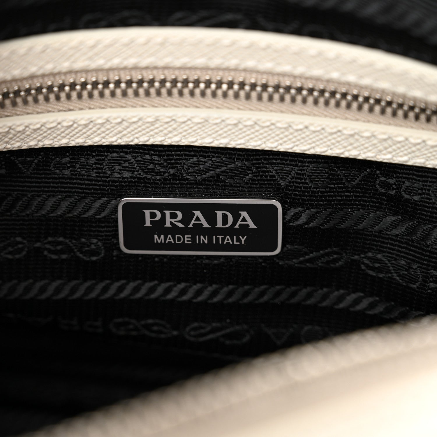 Prada Saffiano Lux Top Handle Crossbody Bag White 6 of 10