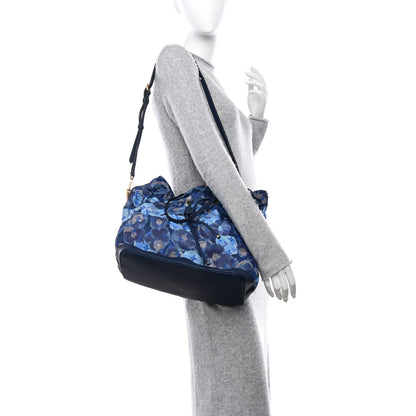 Louis Vuitton LOUIS VUITTON Nylon Monogram Ikat Noefull MM Grand Blue 2 of 9