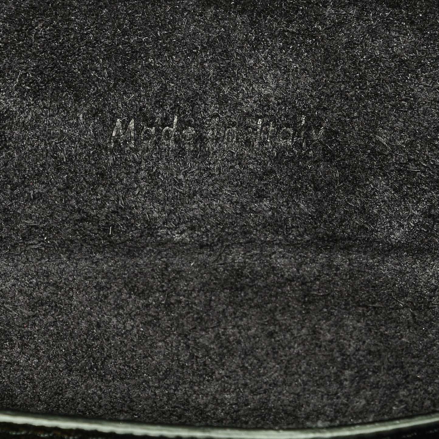 Grained Calfskin Micro Belt Bag Black
