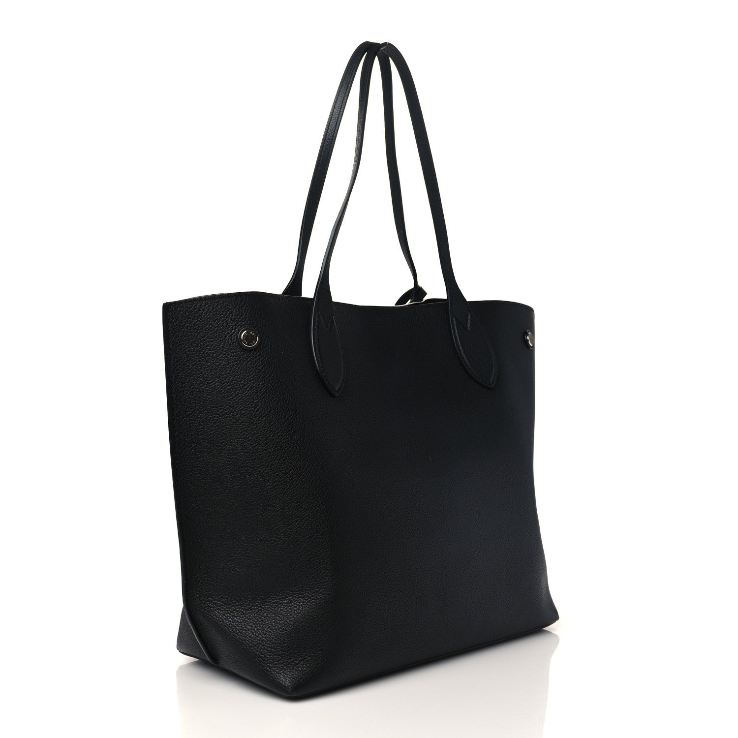 Louis Vuitton Calfskin Lockme Cabas Black 3 of 7