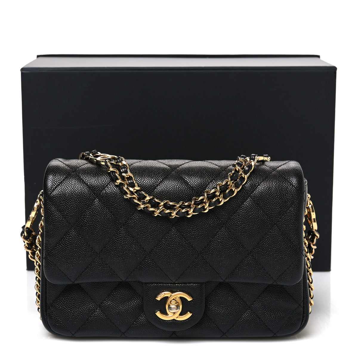 Chanel Caviar Quilted Mini CC You Flap Black 11 of 12