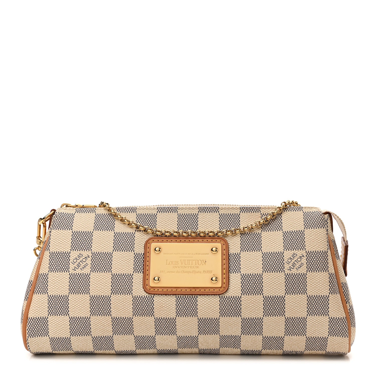 Louis Vuitton Damier Azur Eva Clutch 1 of 9