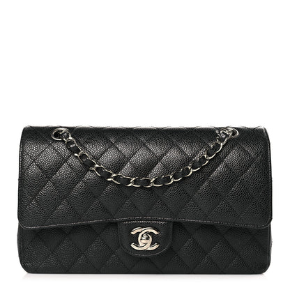 Chanel Caviar Quilted Medium Double Flap Black 1 of 9