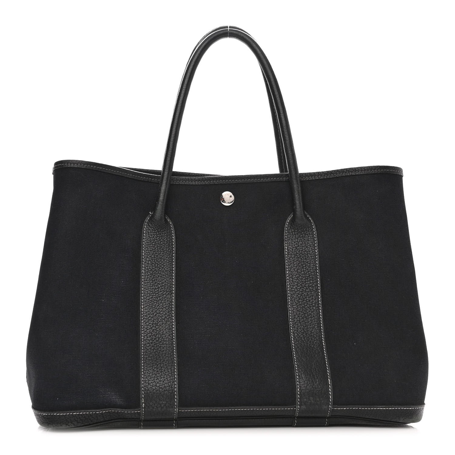 Hermes Toile Negonda Garden Party Tote 36 MM Bleu Marine 1 of 12