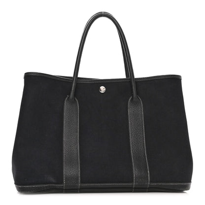 Hermes Toile Negonda Garden Party Tote 36 MM Bleu Marine 1 of 12