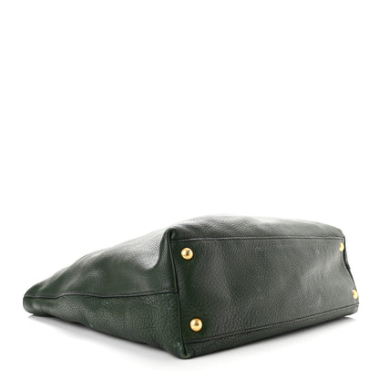 Prada Vitello Daino Shopping Tote Foresta 3 of 14