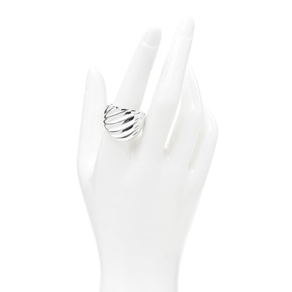 David Yurman Sterling Silver Sculpted Cable Ring 59 8.75 2 of 4