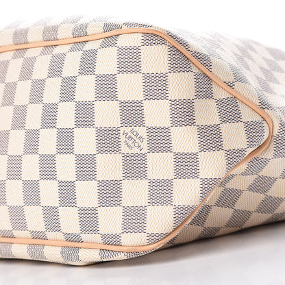 Louis Vuitton Damier Azur Delightful MM Rose Ballerine 10 of 11