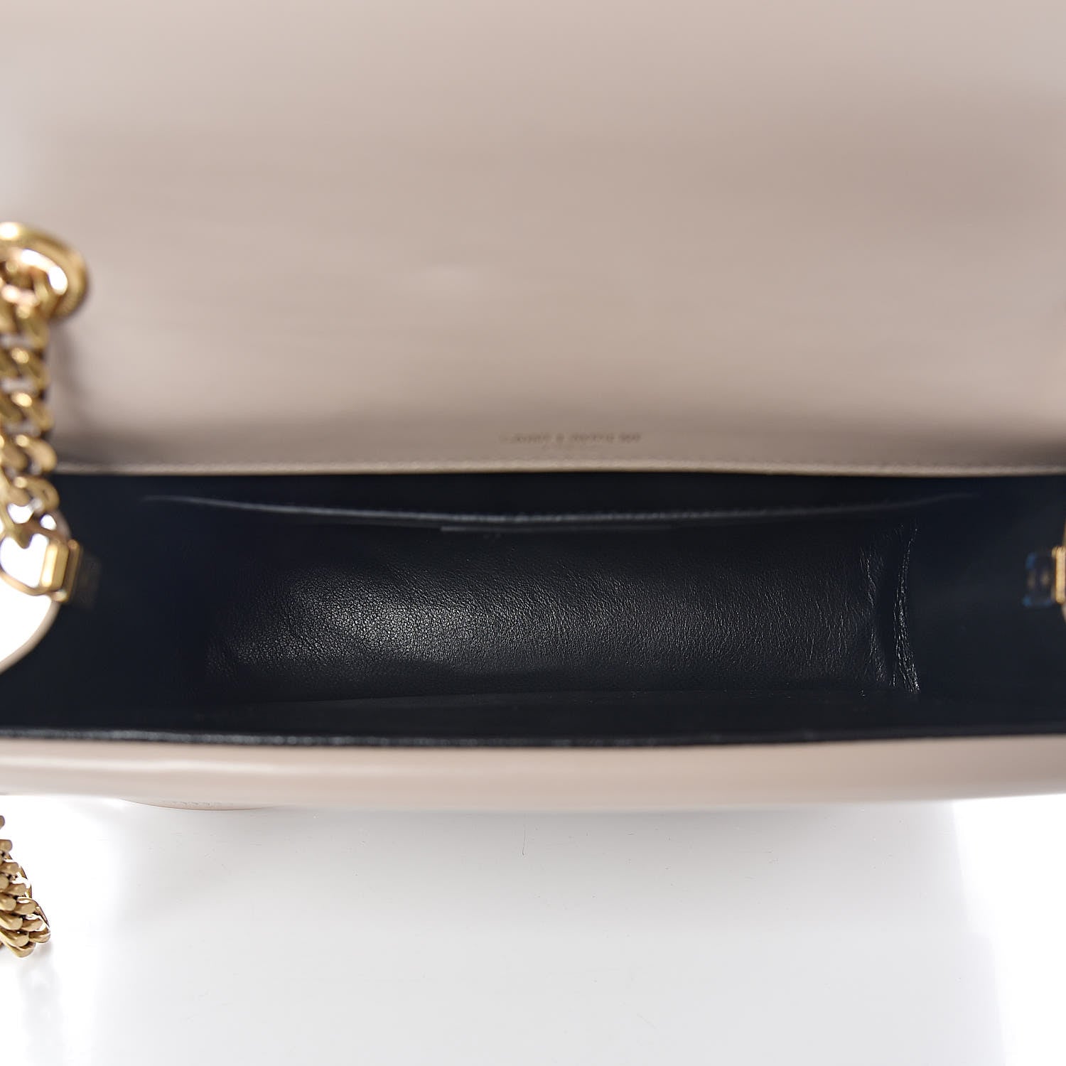 Saint Laurent Smooth Calfskin Monogram Medium Sulpice Shoulder Bag Light Natural 5 of 18