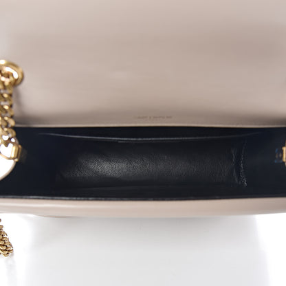 Saint Laurent Smooth Calfskin Monogram Medium Sulpice Shoulder Bag Light Natural 5 of 18