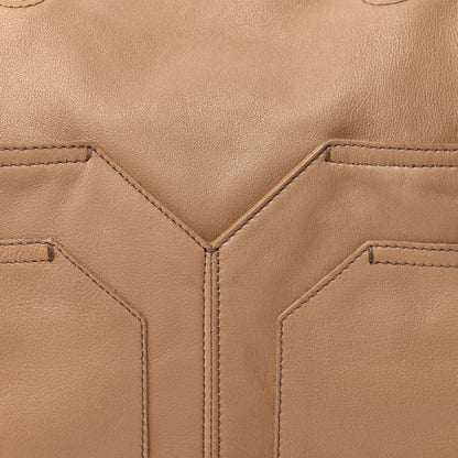 Saint Laurent Calfskin Lucky Chyc Boston Beige 12 of 12