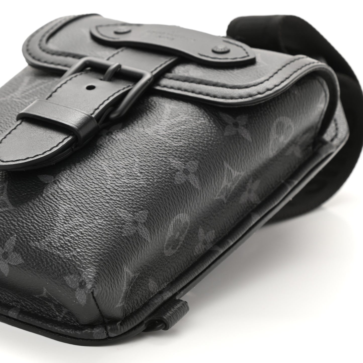 Monogram Eclipse Saumur Slingbag Black