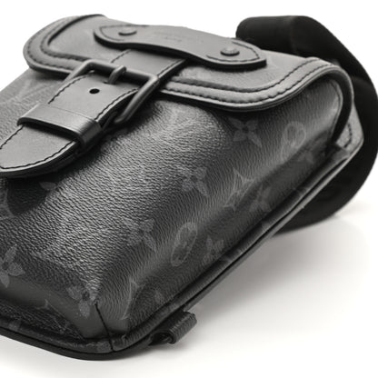 Louis Vuitton Monogram Eclipse Saumur Slingbag Black 9 of 9