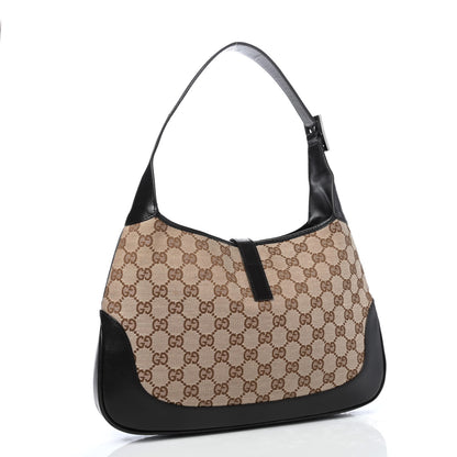Gucci Monogram Web Jackie O Hobo Dark Brown 2 of 4