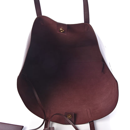 Saint Laurent Calfskin Large Shopping Tote Bordeaux 6 of 13
