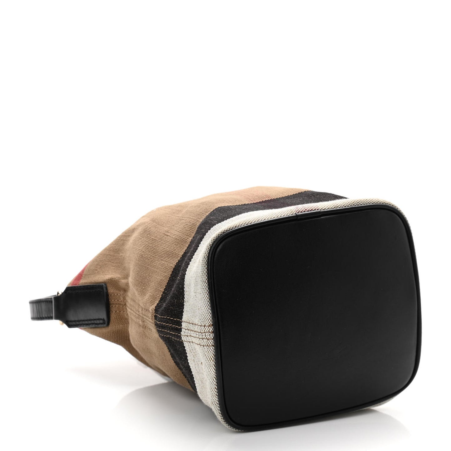 Canvas Mega Check Mini Ashby Tassel Crossbody Black