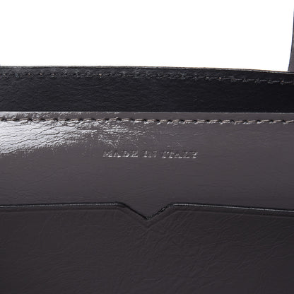 Burberry Soft Calfskin Small Banner Tote Sepia Grey 6 of 9