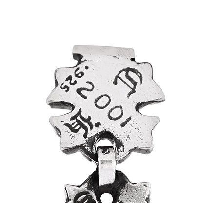 Chrome Hearts Sterling Silver Tiny E CH Plus Bracelet 4 of 4