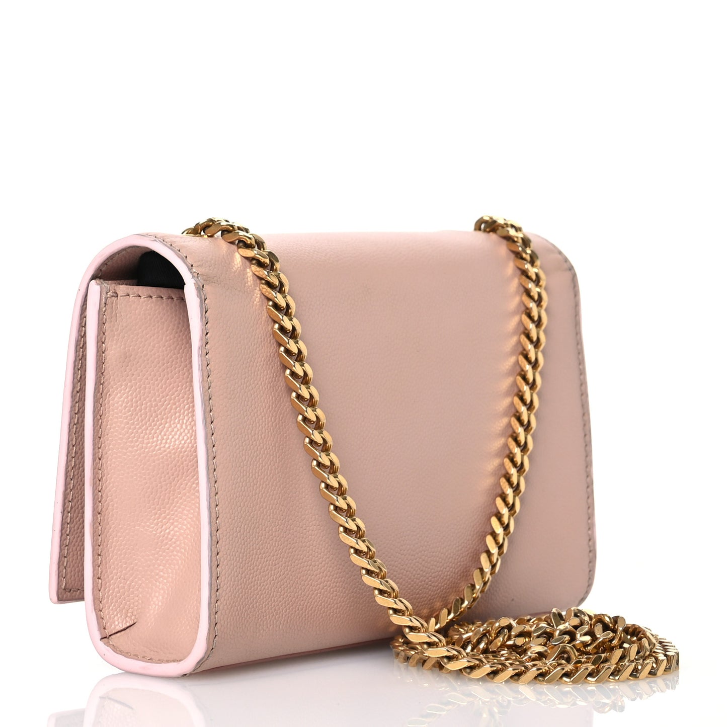 Grain De Poudre Small Monogram Kate Satchel Pale Blush