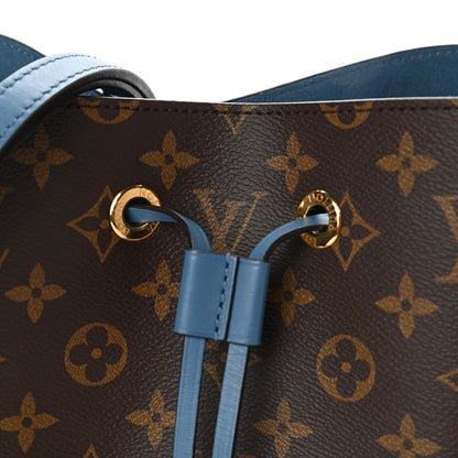 Louis Vuitton Monogram Neonoe MM Blue Jean 7 of 9