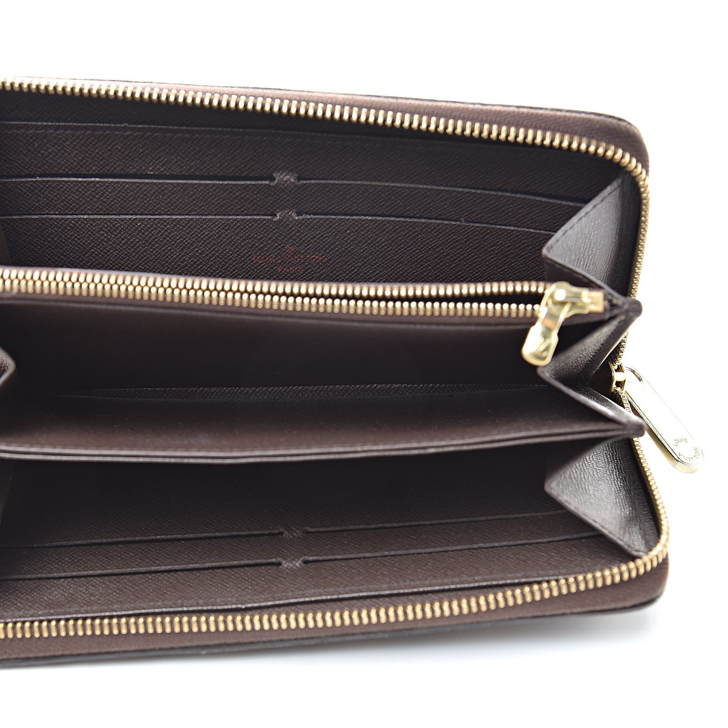 Louis Vuitton Damier Ebene Zippy Wallet 5 of 14