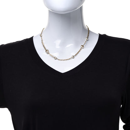 Christian Dior Pearl Mise En Dior Necklace Gold 2 of 6