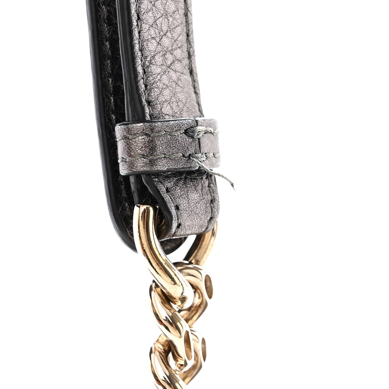 Christian Dior Metallic Grained Calfskin Small Diorama Flap Bag Gunmetal Grey 11 of 12