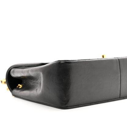 Chanel Lambskin Quilted Medium Single Flap Black 9 of 10