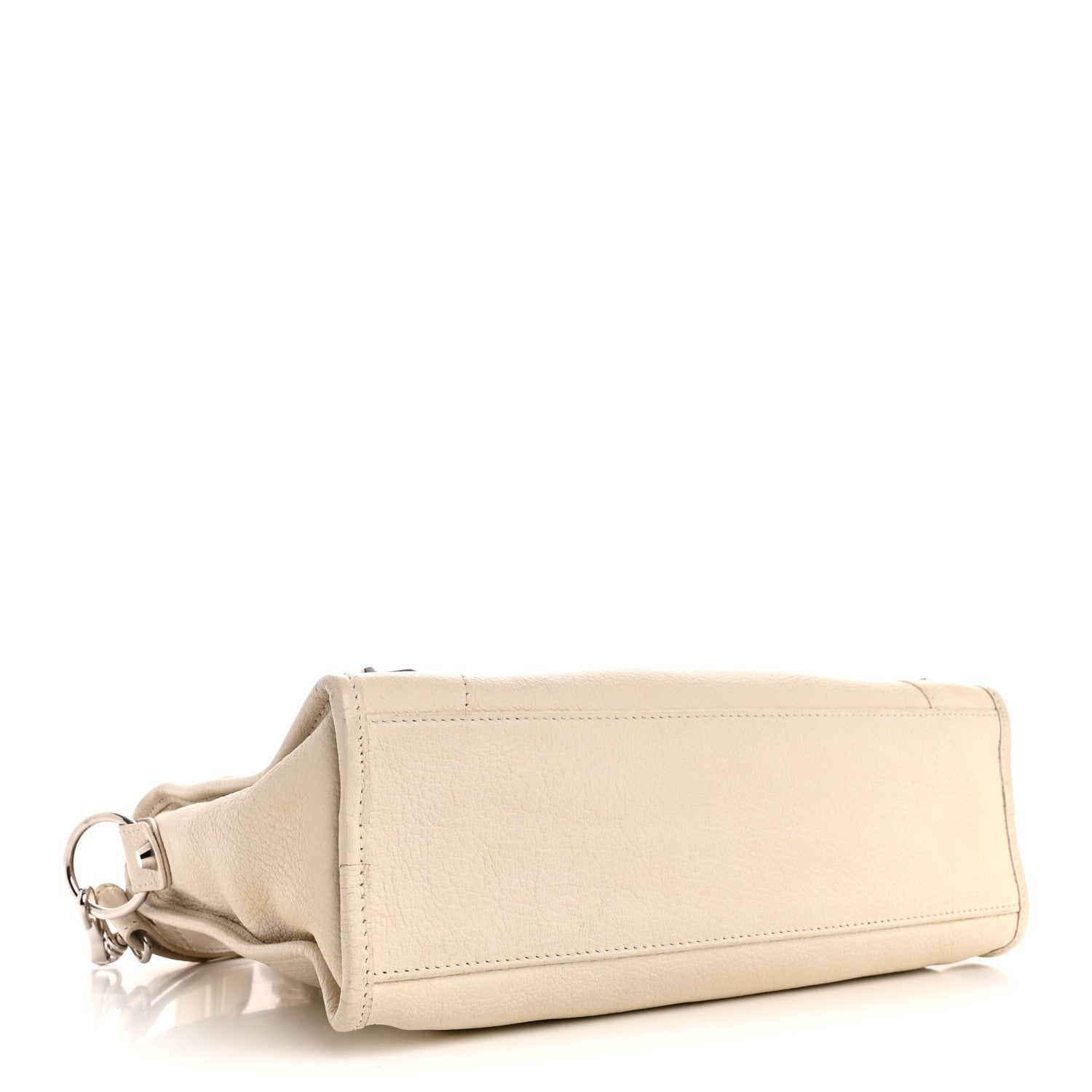 Balenciaga Chevre Silver Metallic Edge Hardware S City Blanc Neige 5 of 15