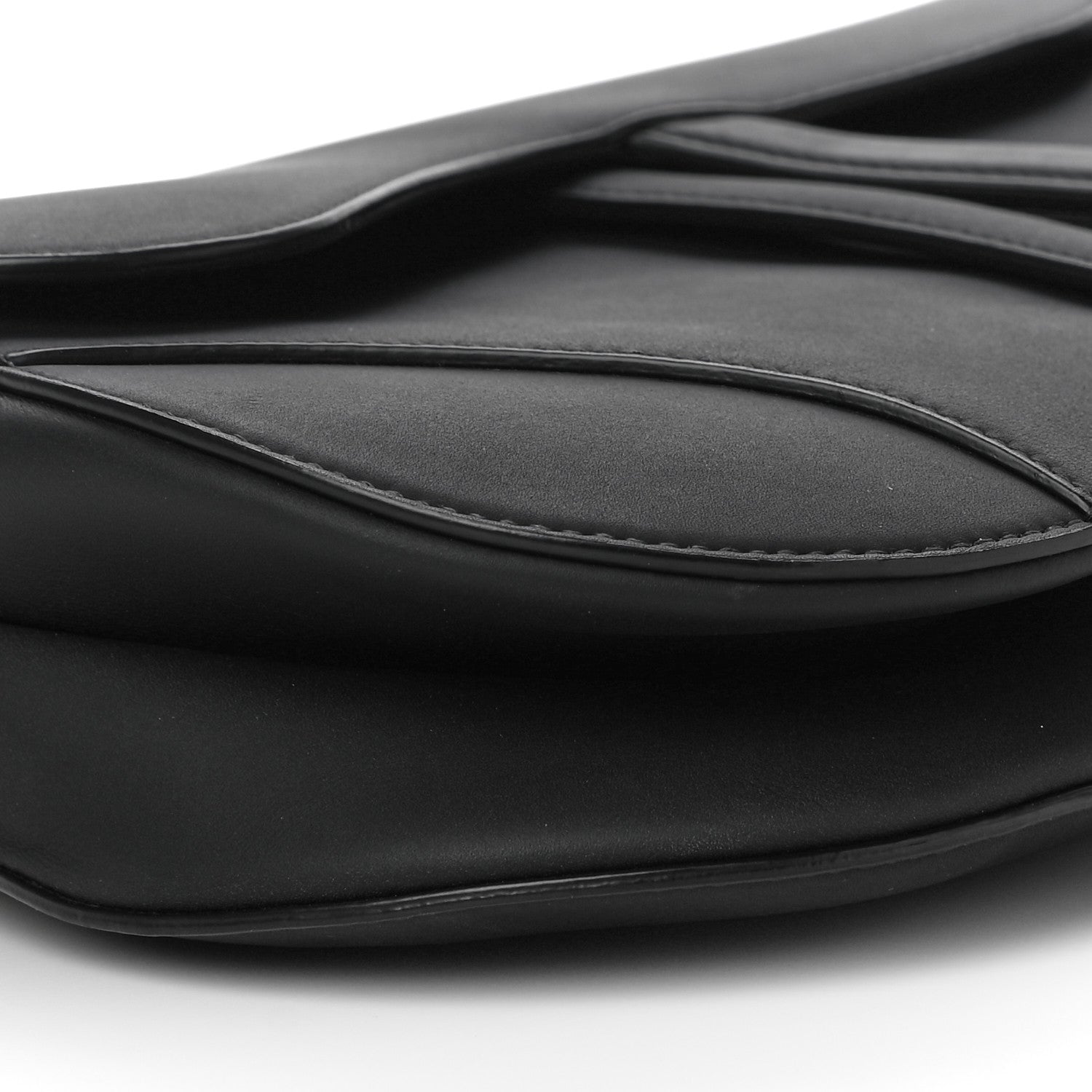 Christian Dior Ultra Matte Calfskin Saddle Bag Black 9 of 11