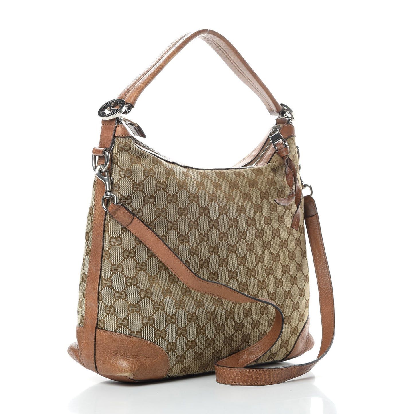 Monogram Old Libeccio Small Miss GG Hobo Beige Ebony Light Brown
