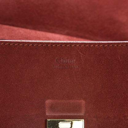 Chloe Lambskin Suede Calfskin Mini Drew Shoulder Bag Paprika Red 6 of 8