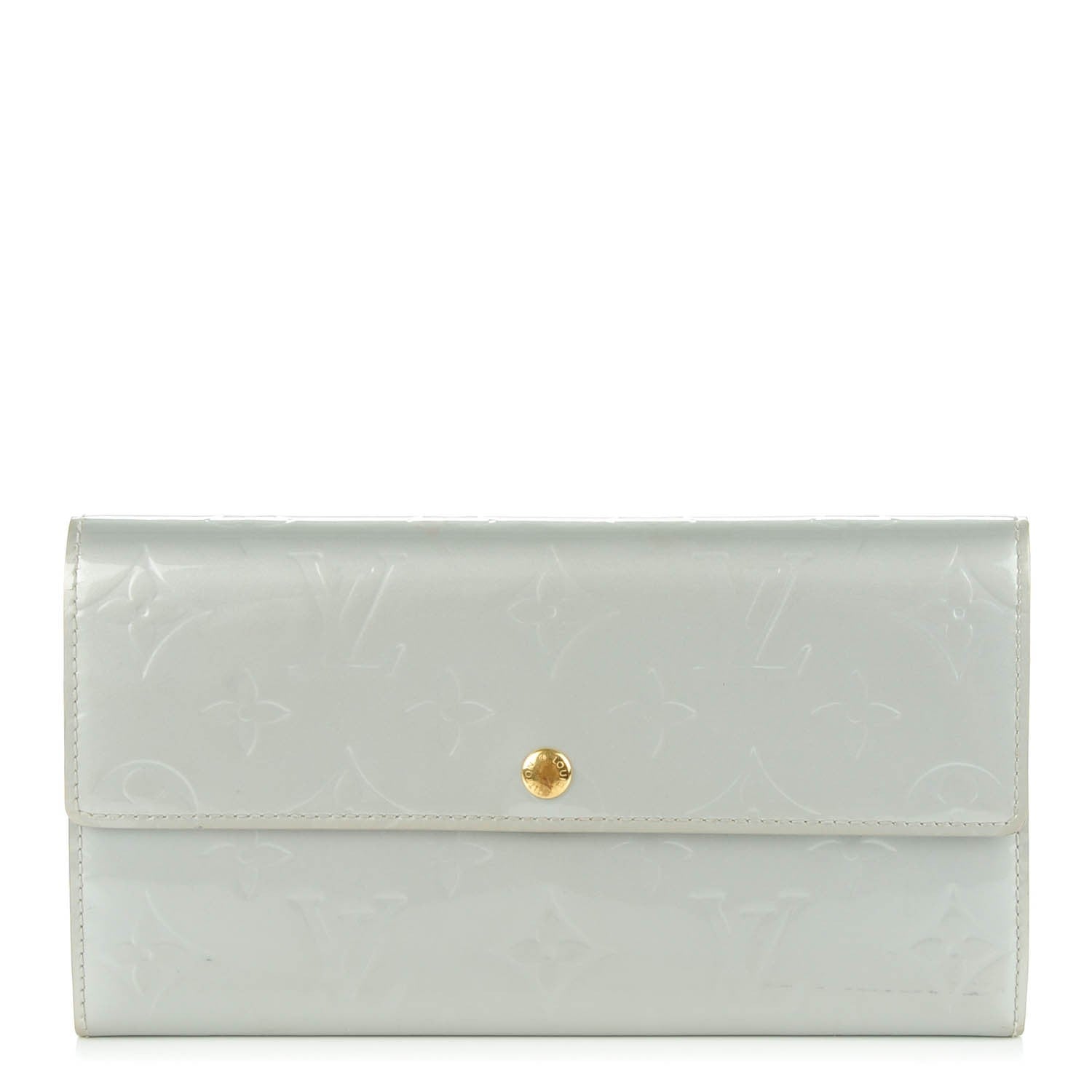 Louis Vuitton Vernis Sarah Wallet Silver 1 of 7