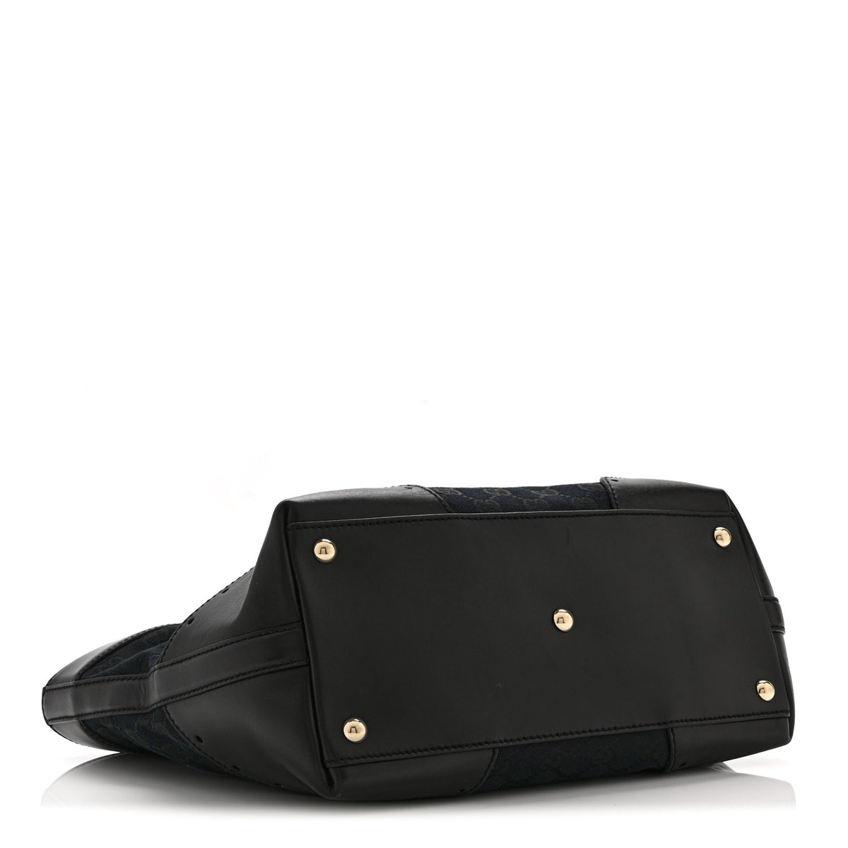 Gucci Monogram Large Punch Tote Black 4 of 10