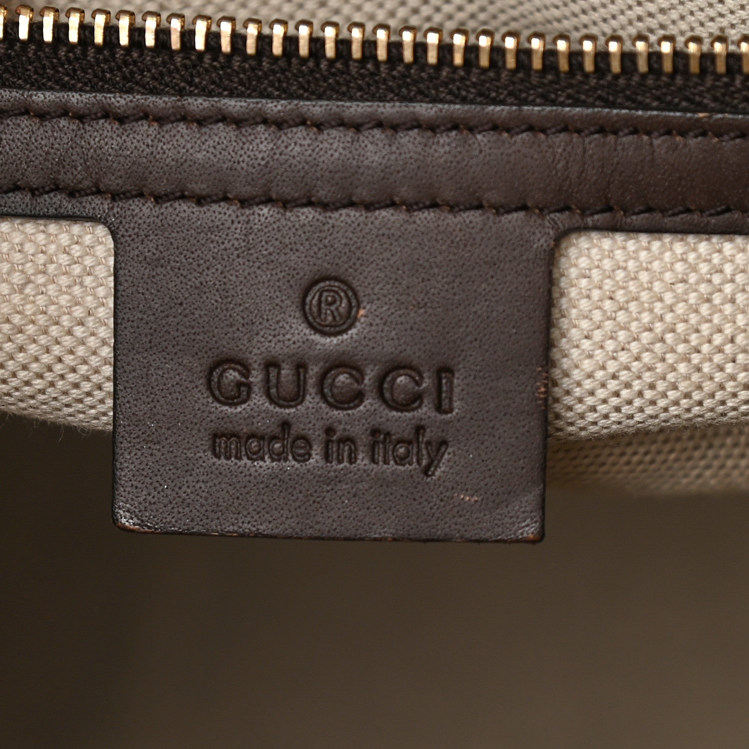 Gucci Monogram Vintage Web Medium Boston Dark Brown 5 of 14
