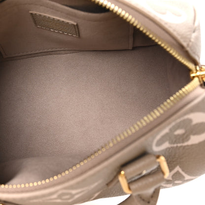 Louis Vuitton Empreinte Monogram Giant Speedy Bandouliere 20 Creme Beige 5 of 9