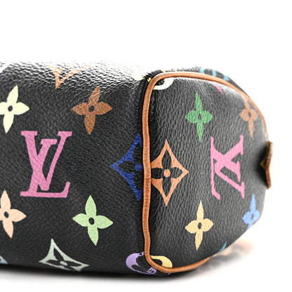 Louis Vuitton Monogram Multicolor Mini Sac HL Speedy Black 9 of 9