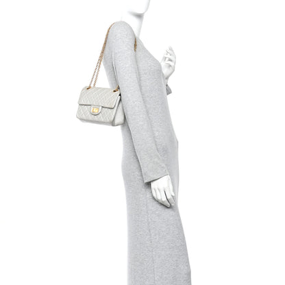 Chanel Metallic Goatskin Quilted 2.55 Reissue Mini Flap Silver 2 of 14