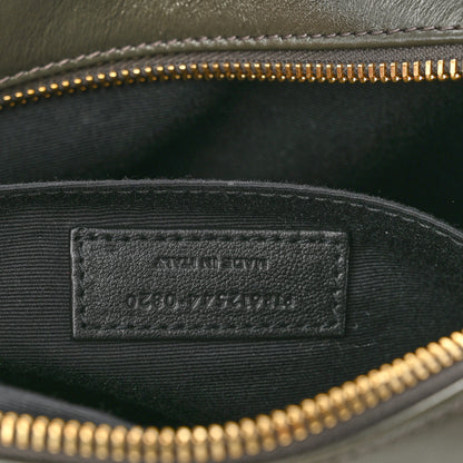 Saint Laurent Calfskin Matelasse Monogram Lou Camera Bag Military Olive 7 of 10