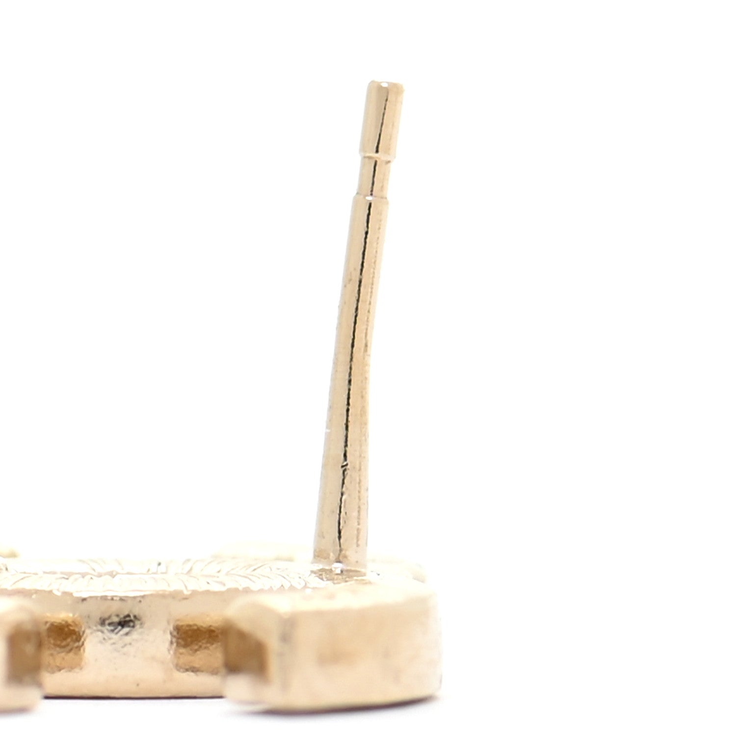 Chanel Crystal Large CC Earrings Gold 5 of 6