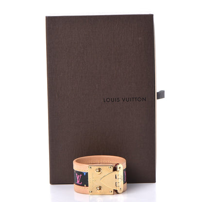 Louis Vuitton Monogram Multicolor S Lock Bracelet M Black 8 of 8