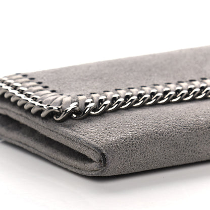 Stella McCartney Shaggy Deer Falabella Flap Wallet Grey 8 of 12