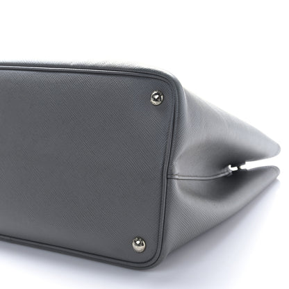 Prada Saffiano Cuir Large Double Bag Marmo 8 of 8