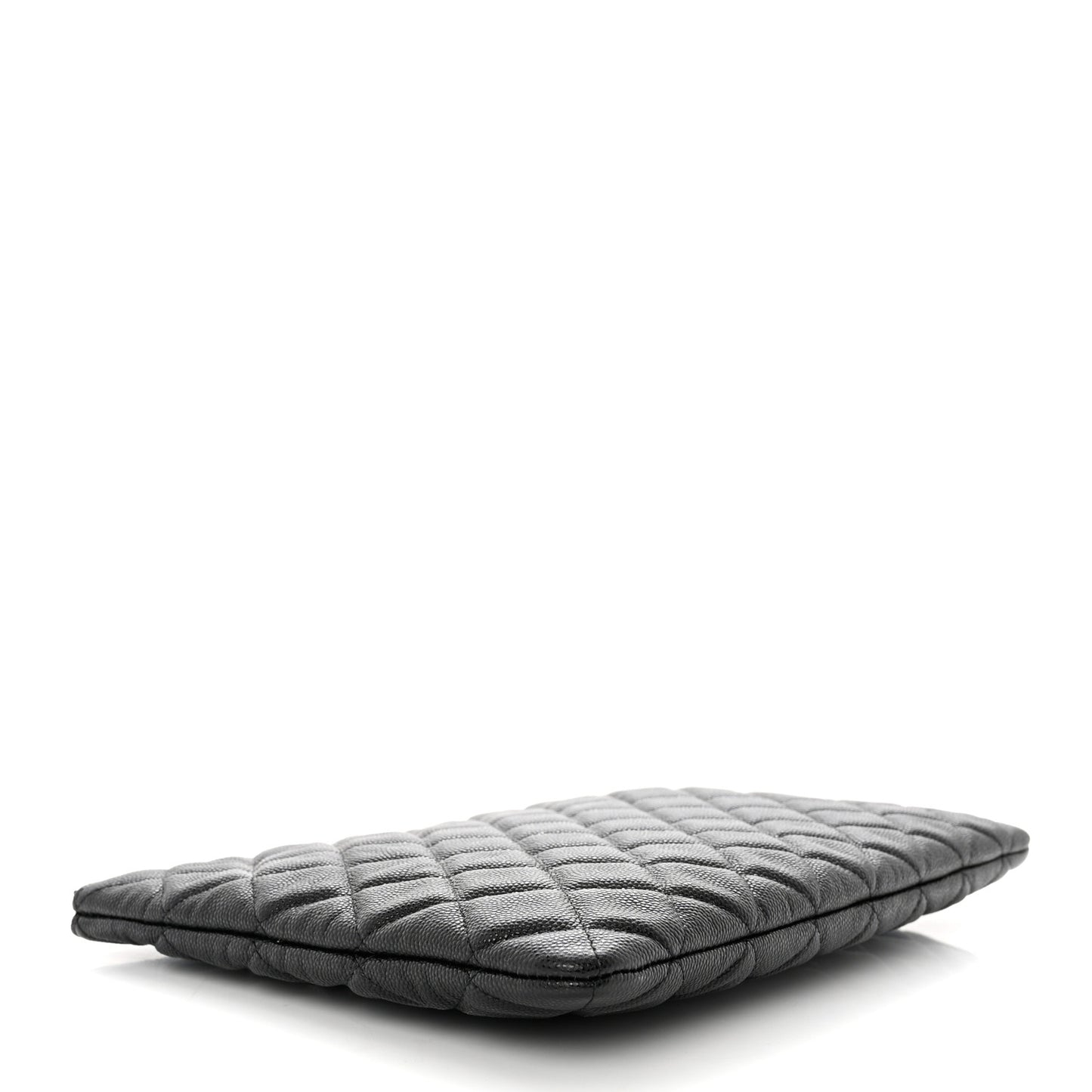 Caviar Quilted Medium Cosmetic Case Black