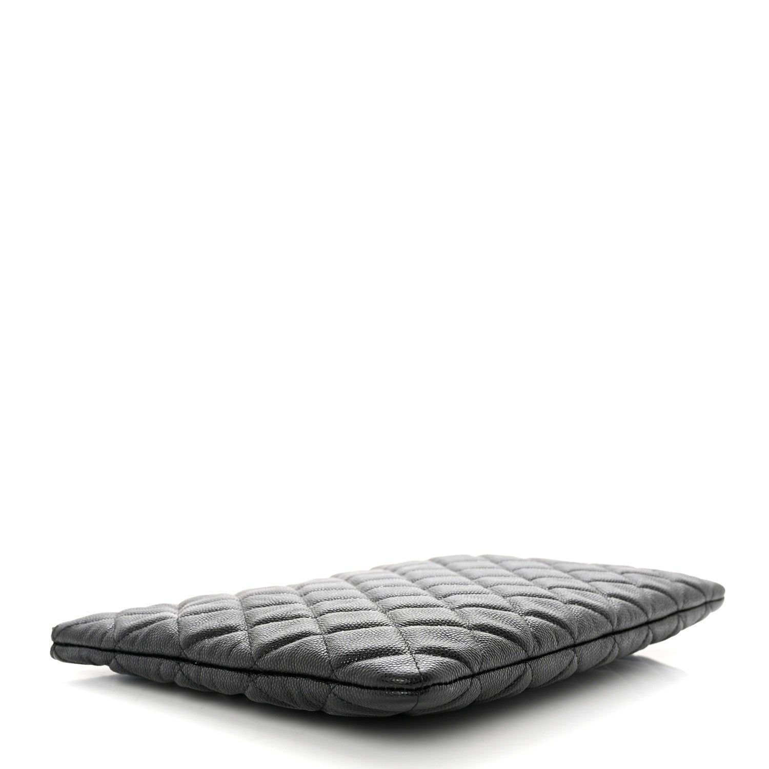Chanel Caviar Quilted Medium Cosmetic Case Black 4 of 8