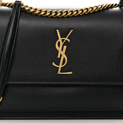 Saint Laurent SAINT LAURENT Calfskin Medium Monogram Sunset Black 7 of 12