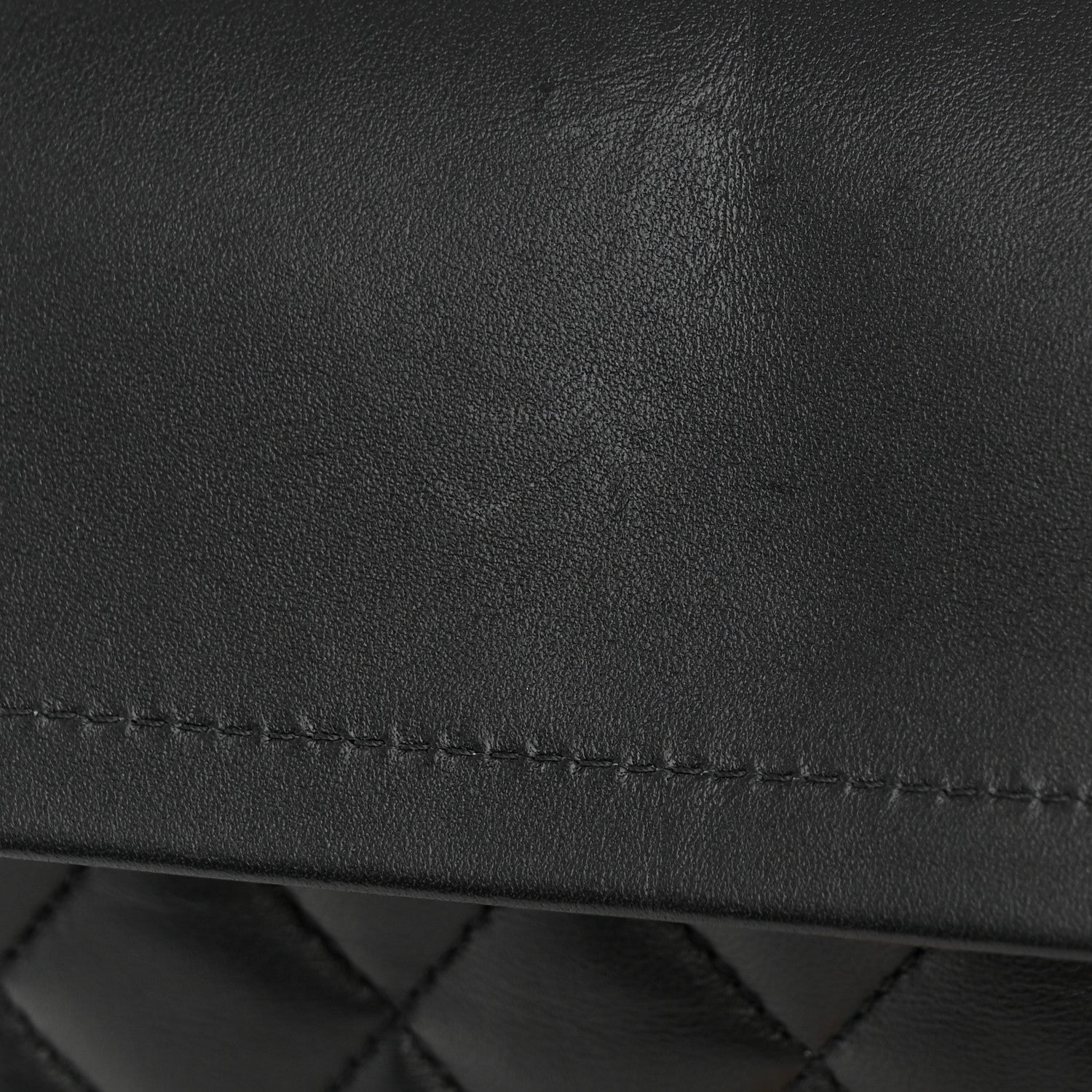 Chanel Lambskin Quilted Medium Double Flap Black Black 11 of 12