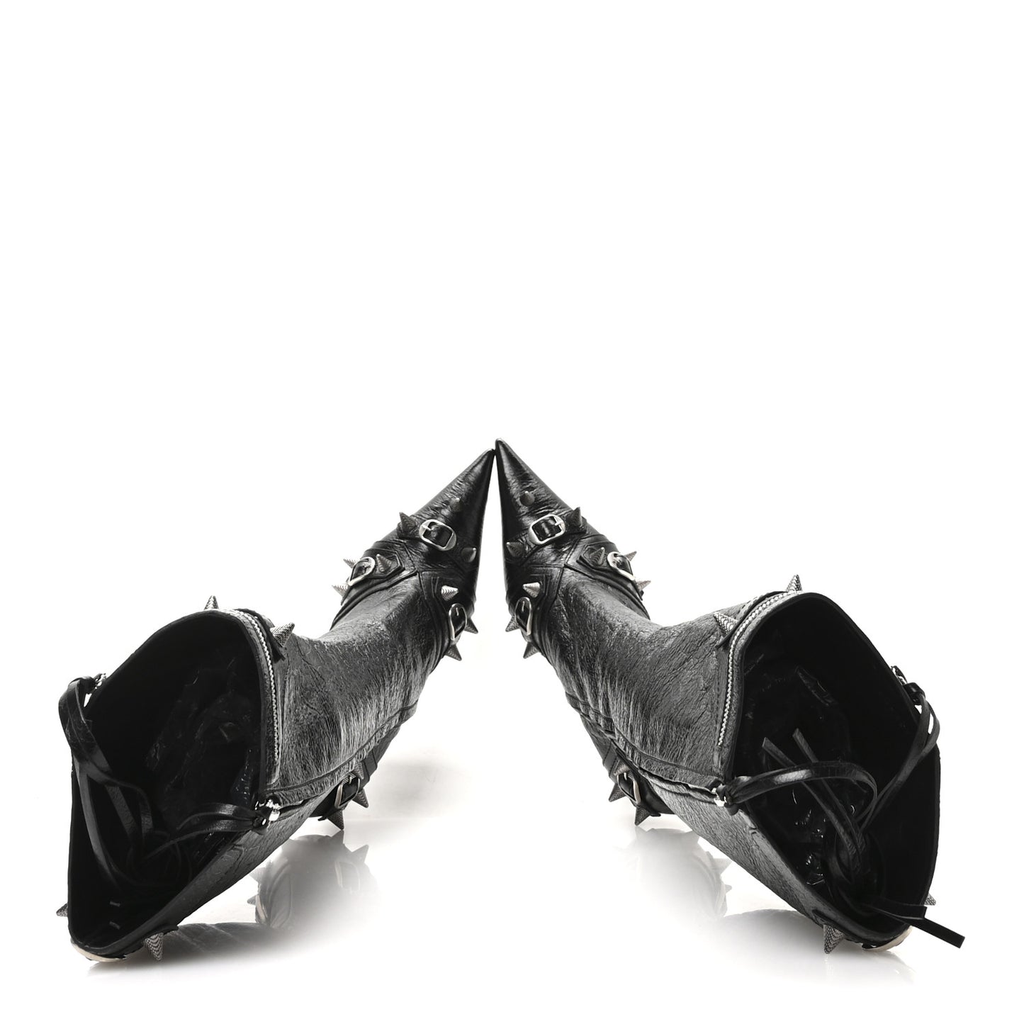 Agneau Arena Spike Spiked Cagole 90mm Boots 39 Black