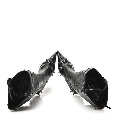 Balenciaga Agneau Arena Spike Spiked Cagole 90mm Boots 39 Black 2 of 8
